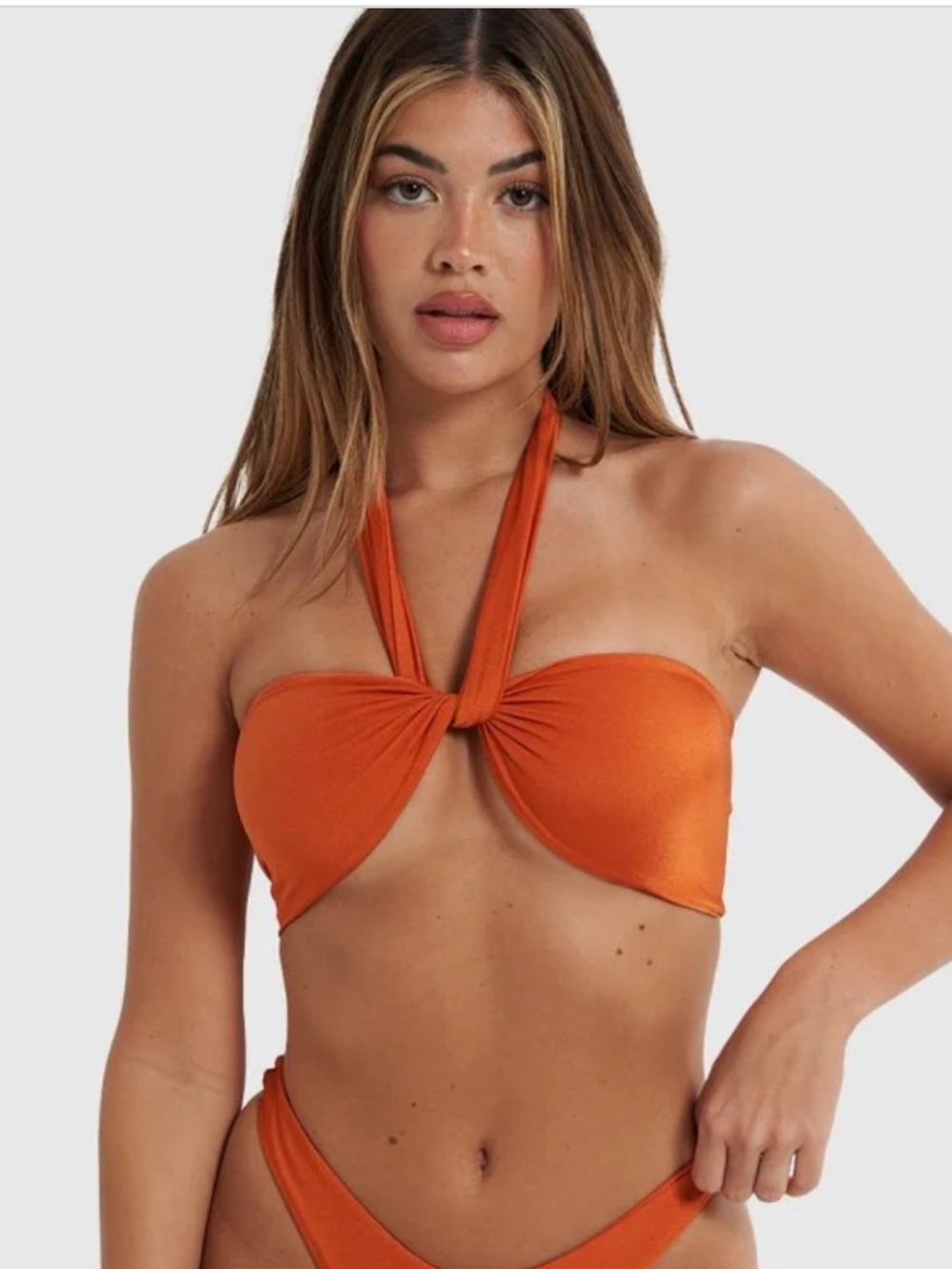Jade Swim Helix Melon Bikini Top- Wear it 6 ways